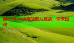 糖心Vlog小桃的魅力挑战，快来围观