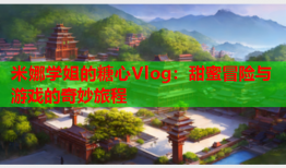 米娜学姐的糖心Vlog：甜蜜冒险与游戏的奇妙旅程