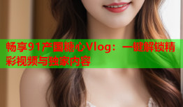 畅享91产国糖心Vlog：一键解锁精彩视频与独家内容