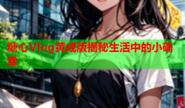 糖心Vlog黄成版揭秘生活中的小确幸