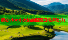 糖心vlog小大桃的甜蜜日常探秘(1)