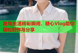 发现生活精彩瞬间，糖心Vlog助你轻松创作与分享