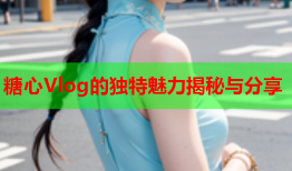 糖心Vlog的独特魅力揭秘与分享