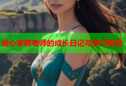 糖心家教老师的成长日记与学习秘籍