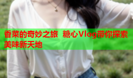 香菜的奇妙之旅 糖心Vlog带你探索美味新天地