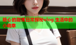糖心的甜蜜日常探秘vlog 生活中的小确幸