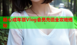 糖心成年版Vlog会员充值全攻略揭秘