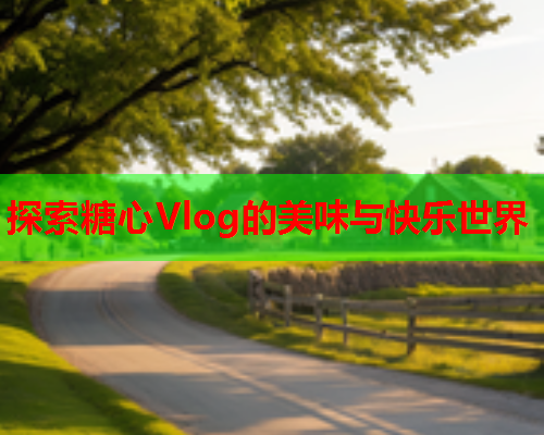 探索糖心Vlog的美味与快乐世界