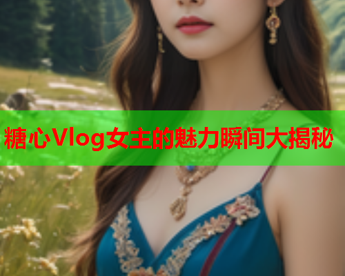 糖心Vlog女主的魅力瞬间大揭秘