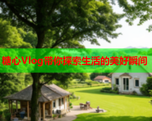 糖心Vlog带你探索生活的美好瞬间