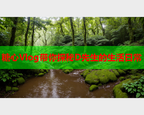 糖心Vlog带你探秘D先生的生活日常