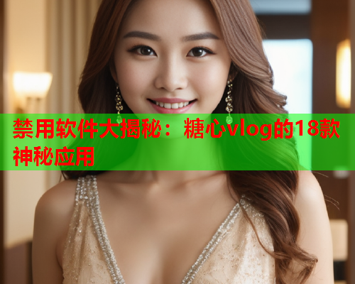 禁用软件大揭秘：糖心vlog的18款神秘应用