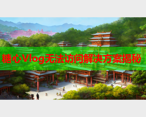 糖心Vlog无法访问解决方案揭秘