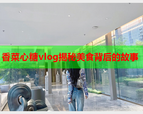 香菜心糖vlog揭秘美食背后的故事